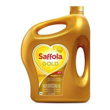 Organic No Artificial Colors Healthy High Quality Low Cholestrol Saffola Gold Refined Oil For Cooking