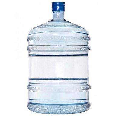 Transparent Light Weight And Round Screw Cap Plastic Drinking Water Bottle, 20 Liter