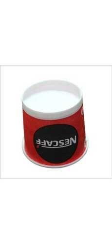 White & Printed Light Weight Round Shape Disposable Paper Tea Cup
