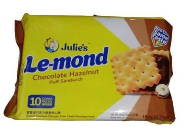  Salty And Delicious Rectangular Le-Mond Chocolate Hazelnuts Biscuits Fat Content (%): 4 Grams (G)