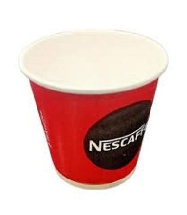 Red Eco Friendly Black And Red Printed Paper Tea Cups For Domestic Use Size: 100 Ml
