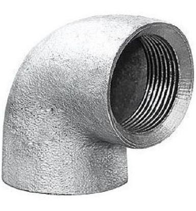 Silver Strong Solid Stainless Steel Unik Gi Elbow Pipe Joint Fitting, Size 15 Mm