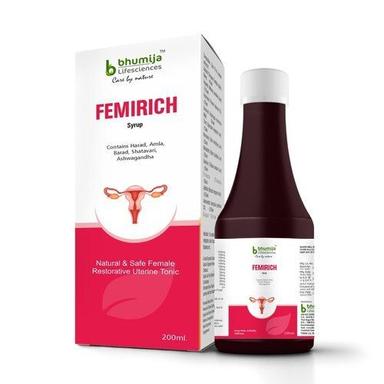 Natural And Safe Female Restorative Uterine Tonic Femirich Syrup 200 Ml