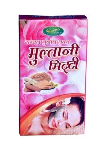 100 Grams Herbal Extract Skin Brightening And Tan Removing Multani Mitti Face Pack Age Group: Adult