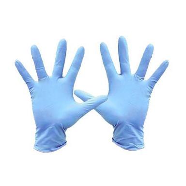 Plain Latex Blue Disposable Surgical Gloves Grade: Medical