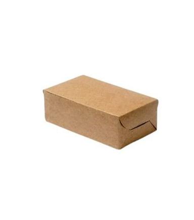 Paper Disposable Plain Brown Rectangular Kraft Plum Cake Box