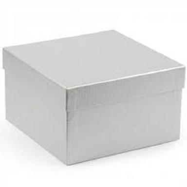 Glossy Lamination Durable And Sturdy Cardboard Gray Square Carton Box For Gift Packaging 