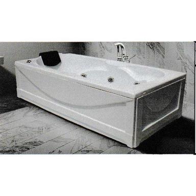 Aluminum Classic Rectangular Royal White Ceramic Bath Tub 