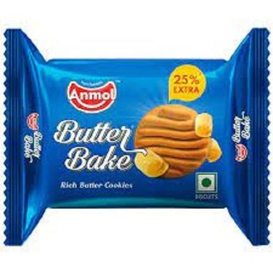 Round Tasty Delicious Mouthwatering Crunchy Anmol Butter Bake Sweet Biscuit