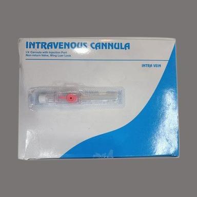 White Polypropylene Intravenous Intra Vein Cannula For Hospital And Clinic With 22 Gauge