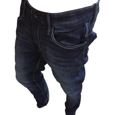 Comfortable Blue Plain Denim Balloon Fit Jeans For Men Age Group: 13-15 Years
