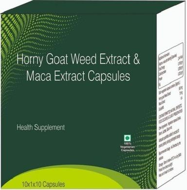 Horny Goat Extract, Maca Extract Capsules Third Party Manufacturer Age Group: Suitable For All Ages