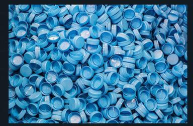 Blue Round Shape Hdpe Plastic Bottle Cap With 2 Mm Thickness