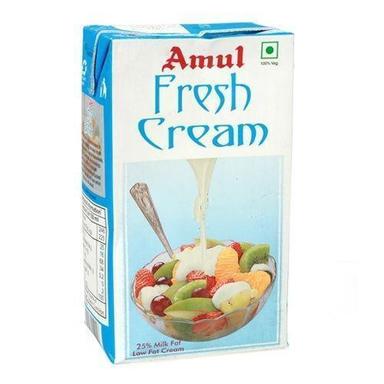  25% Milk Fat Low Fatted Smooth Consistent Texture Amul Fresh Cooking Cream Age Group: Children