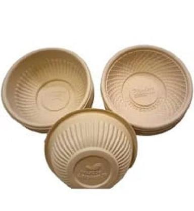 Paper 100 Percent Ecofriendly And Smooth Finish Brown Round Plastic Disposable Bowl
