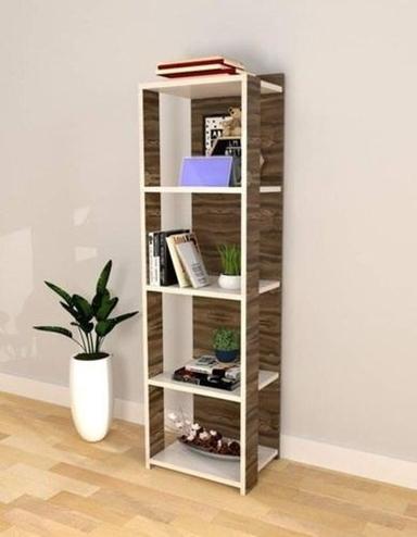 Lamination Finish Rectangle Shape Wooden Display Shelf 4.5 Foot For Home Furniture 15Inch