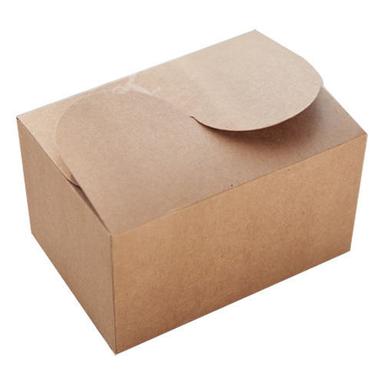  स्क्वायर लीक-प्रूफ पर्यावरण के अनुकूल क्राफ्ट पेपर ब्राउन फूड पैकेजिंग बॉक्स 