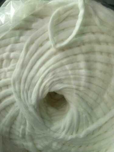 White Pure Soft Raw Cotton Wick Roll Length: 4 Millimeter (Mm)