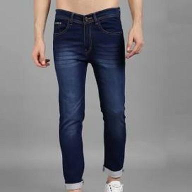 Highly Breathable And Comfortable United Denim Men'S Denim Solid Dark Blue Jeans Age Group: >16 Years
