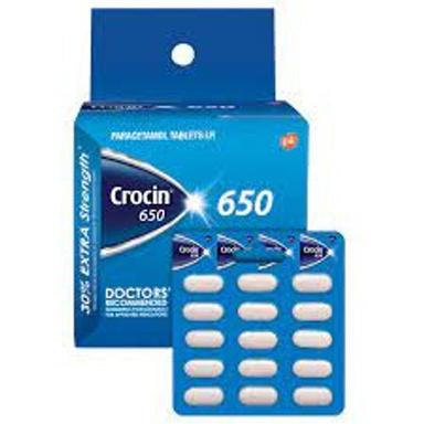 Crocin 650 Mg Tablet-15X10 Pack General Medicines