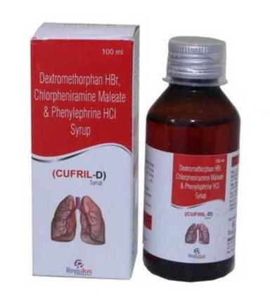 Cufril-D Chlorpheniramine Maleate And Phenylephrine Hcl Syrup, Pack Of 100Ml General Medicines