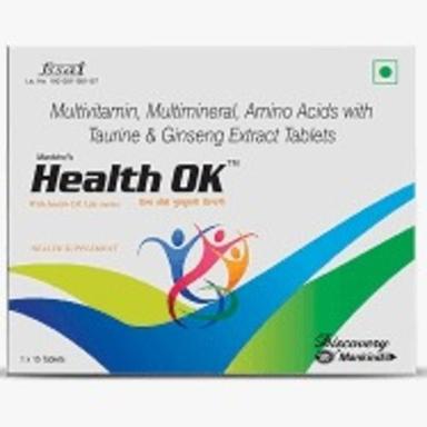Health Ok Multivitamin Multimineral Amino Acid With Ginseng Extracts, Used To Treat Vitamin Deficiency Medicine Raw Materials