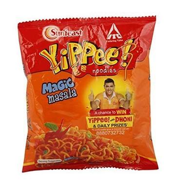 Long Non-Sticky Delicious Magic Masala Yippee Noodles  Packaging: Box