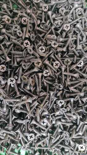 Plated Corrosion Resistant And High Strength Full Thread Medal Iron Screw