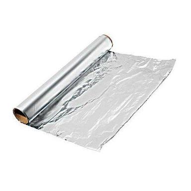 Recyclable Silver Aluminum Foil Paper Roll For Food Packaging Purpose Size: 24-36