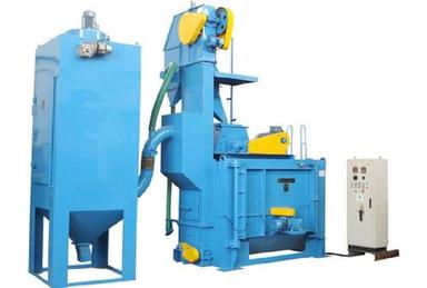 Blue Heavy Duty Blasting Machine For Industrial Uses