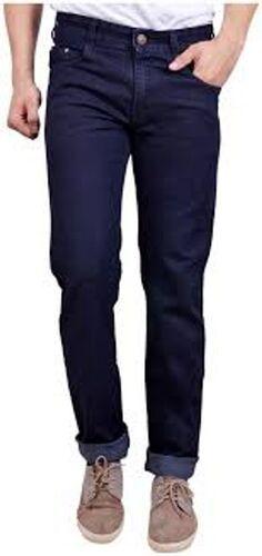 Washable Men'S Stylish Look High-Quality Denim Comfortable And Stretchable Dark Blue Jeans