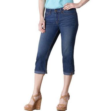 High Quality Trendy And Durability Freely Comfortable Ladies Denim Capri Age Group: >16 Years