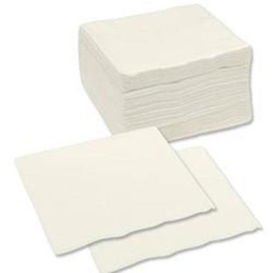 सफ़ेद प्रीमियम-क्वालिटी अल्ट्रा सॉफ्ट पोर्टेबल 100% शुद्ध कॉटन का पेपर नैपकिन 