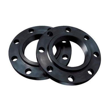 Black Round A105 Cs Flange For Pipe Fittings 