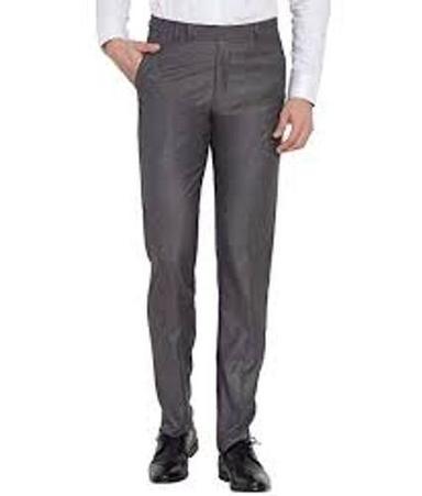 Plain Straight Fit And Comfortable Formal Trousers For Men 
