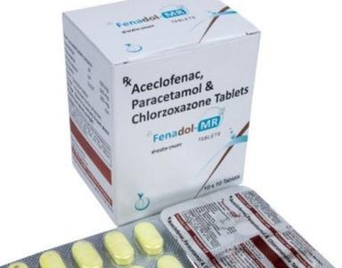Fenadol-Mr, Aceclofenac And Paracetamol Tablets For Pain Relief And Muscle Relaxation Age Group: Adult