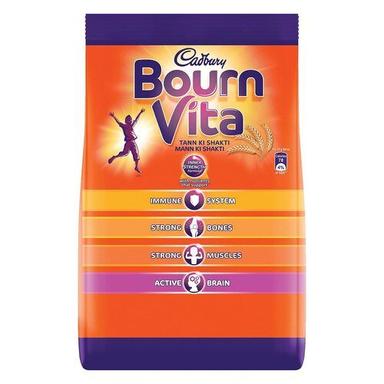500 Grams, Healthy And Nutrition Chocolate Flavor Bourn Vita Powder Ingredients: Malt Extract