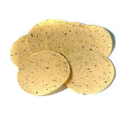 Ready To Fry To Enhance The Tasty And Spics Snack Round Garlic Papad, 1Kg  Carbohydrate: 11 Grams (G)