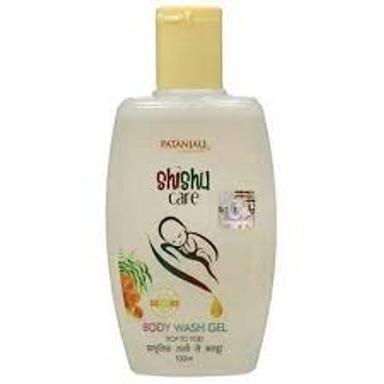 White  Medium-Thick Soothing Soap-Free Gel Patanjali Shishu Care Body Wash Gel