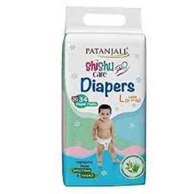 White Fantastic Excellent Absorbing Properties Patanjali Shishu Care Baby Diaper 