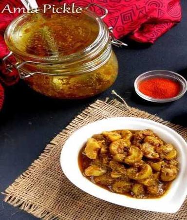 Tasty Amla Pickles Good For Health, Tangy & Spicy Taste, Carbohydrate : 23.73