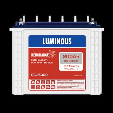Brown 200 Ah 12 Volt High Rated Storage Capacity Rehcargeable Luminous Tall Tubular Battery