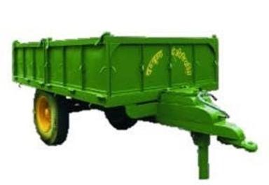 900 Kilogram Weight 20 Ton Capacity Green Color Mild Steel Tractor Trolley  Max. Speed: 40 Km/Hr