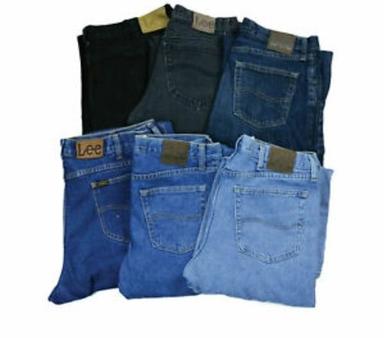 Skinny Men Comfortable And Breathable Causal Wear Plain Denim Multicolor Jeans 