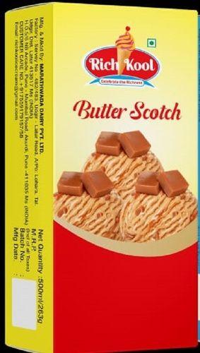 Butter Scotch Flavor Rich Cool Pure Ice Cream, Pack Size 500 Ml Fat Contains (%): 3.7 Grams (G)