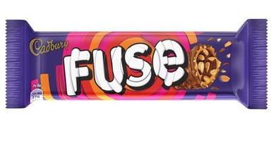 Brown Delicious Taste Fusion Of Crunchy Peanuts Cadbury Fuse Chocolate Bar
