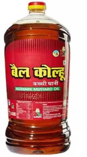 Common Good Quality Bail Kolhu Kachi Ghani Mustard Oil 5 Liter Pet Bottle