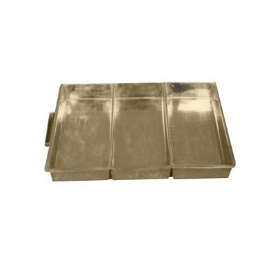 Silver Color Corrosion-Resistant Heavy-Duty Stainless Steel Plain Tray Size: Customized