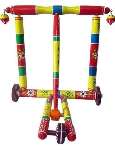Standing And Weight Bearing Baby Occurring Colors Wooden Walker
