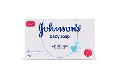 White Soft Smooth Moisturizing Skin Friendly Johnsons Baby Soap 